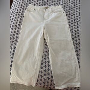 Madewell perfect vintage wide leg crop Jean